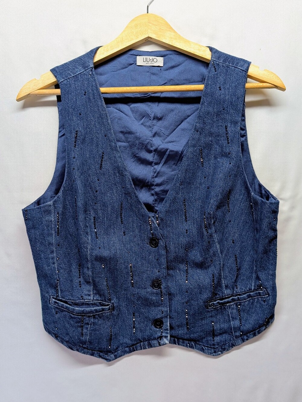 Liu Jo Milano Denim Sleeveless Vest